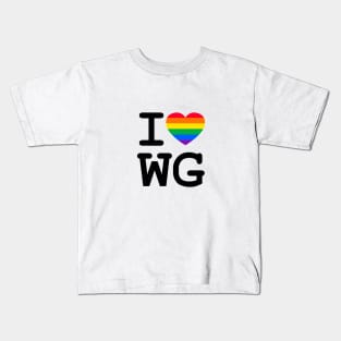 WG Pride "I Heart" Kids T-Shirt